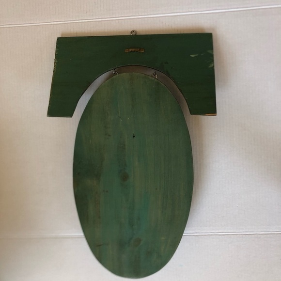 Vtg Handmade Santa Noel Wall Hanging - Picture 4 of 12